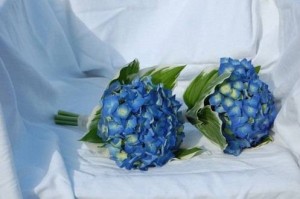 Свадебный букет из гортензии